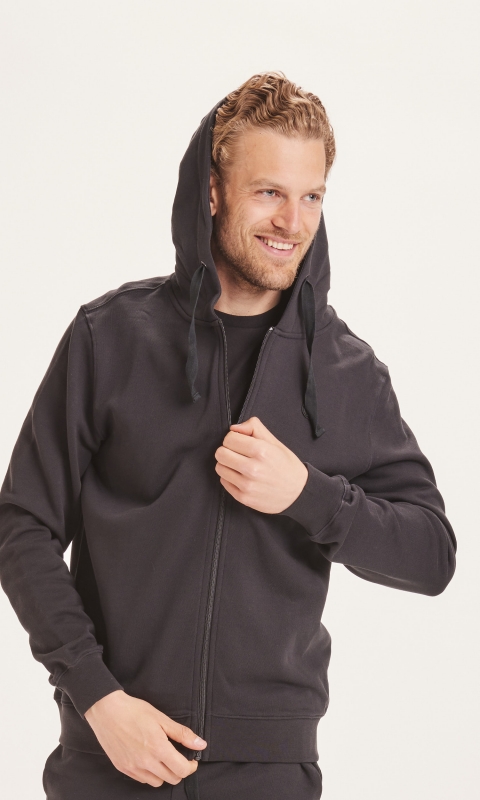 Elm Badge Zip-Hoodie - phantom